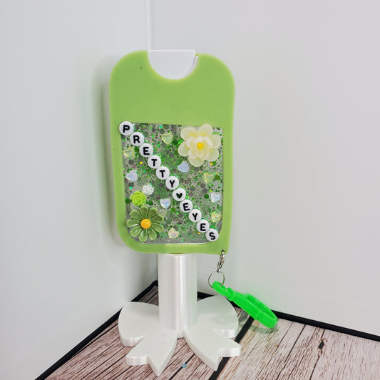 Hand sanitizer w/ junk decorations
