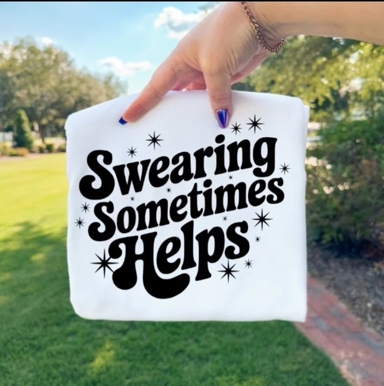 Swearing sometimes helps
