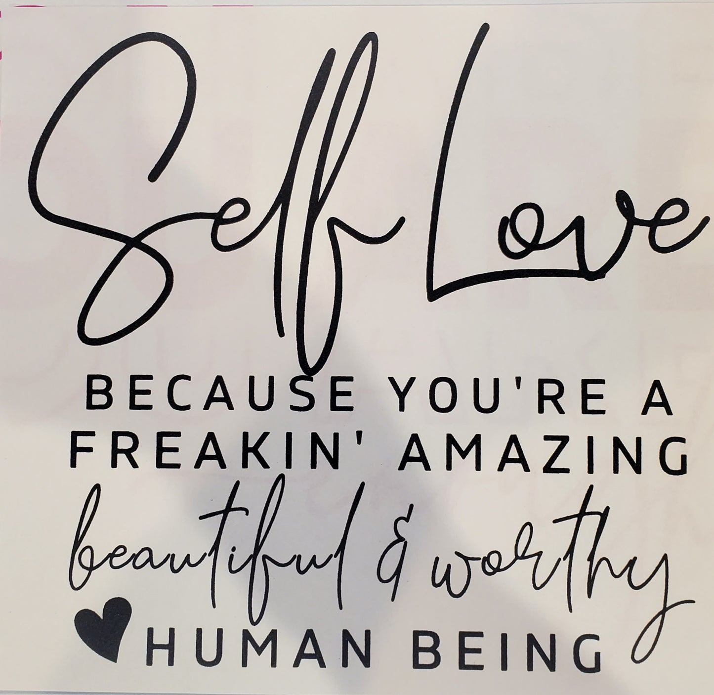 Self love