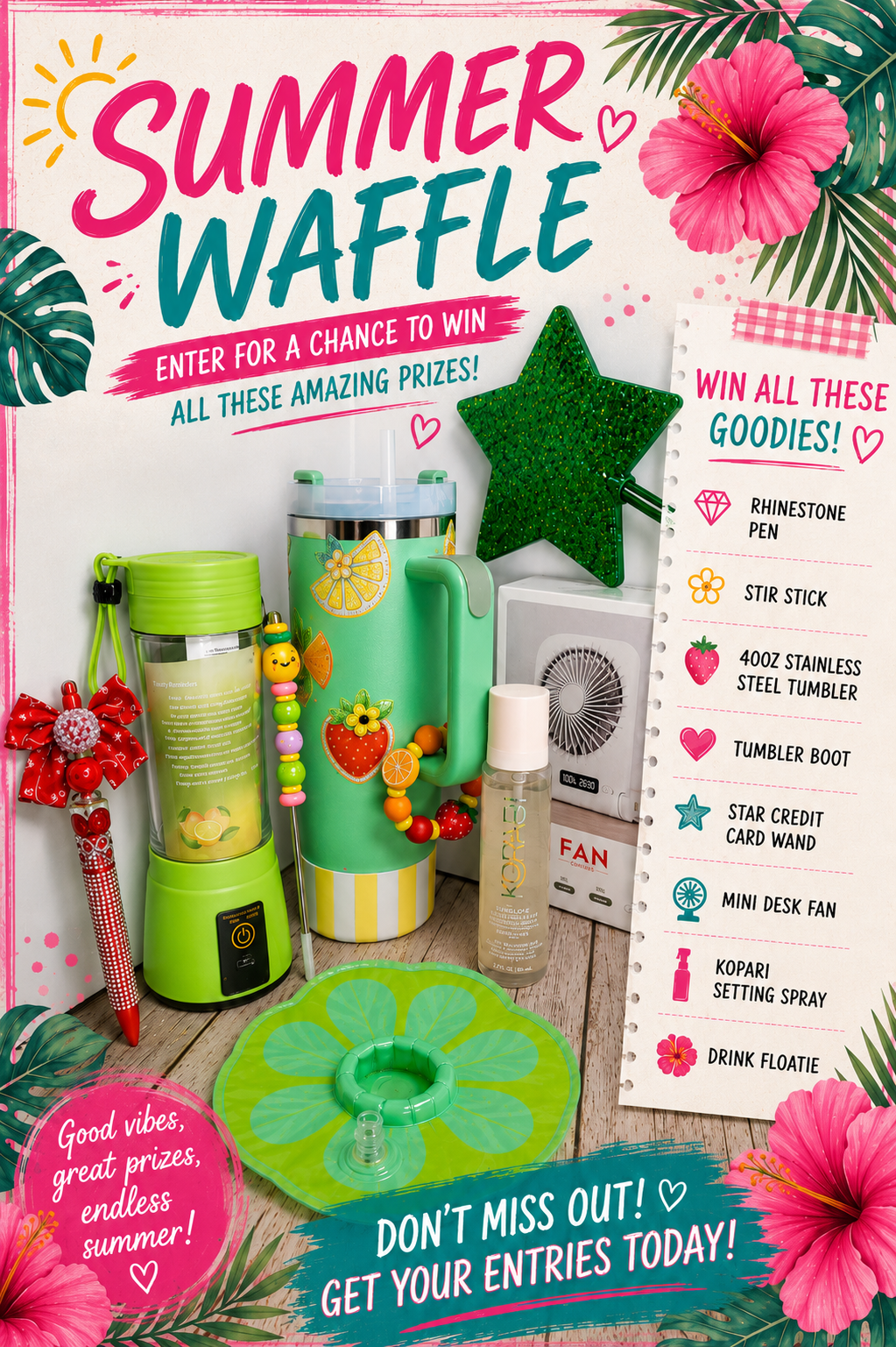 Summer waffle