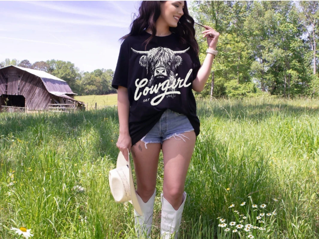 Cowgirl Cow Shaggy