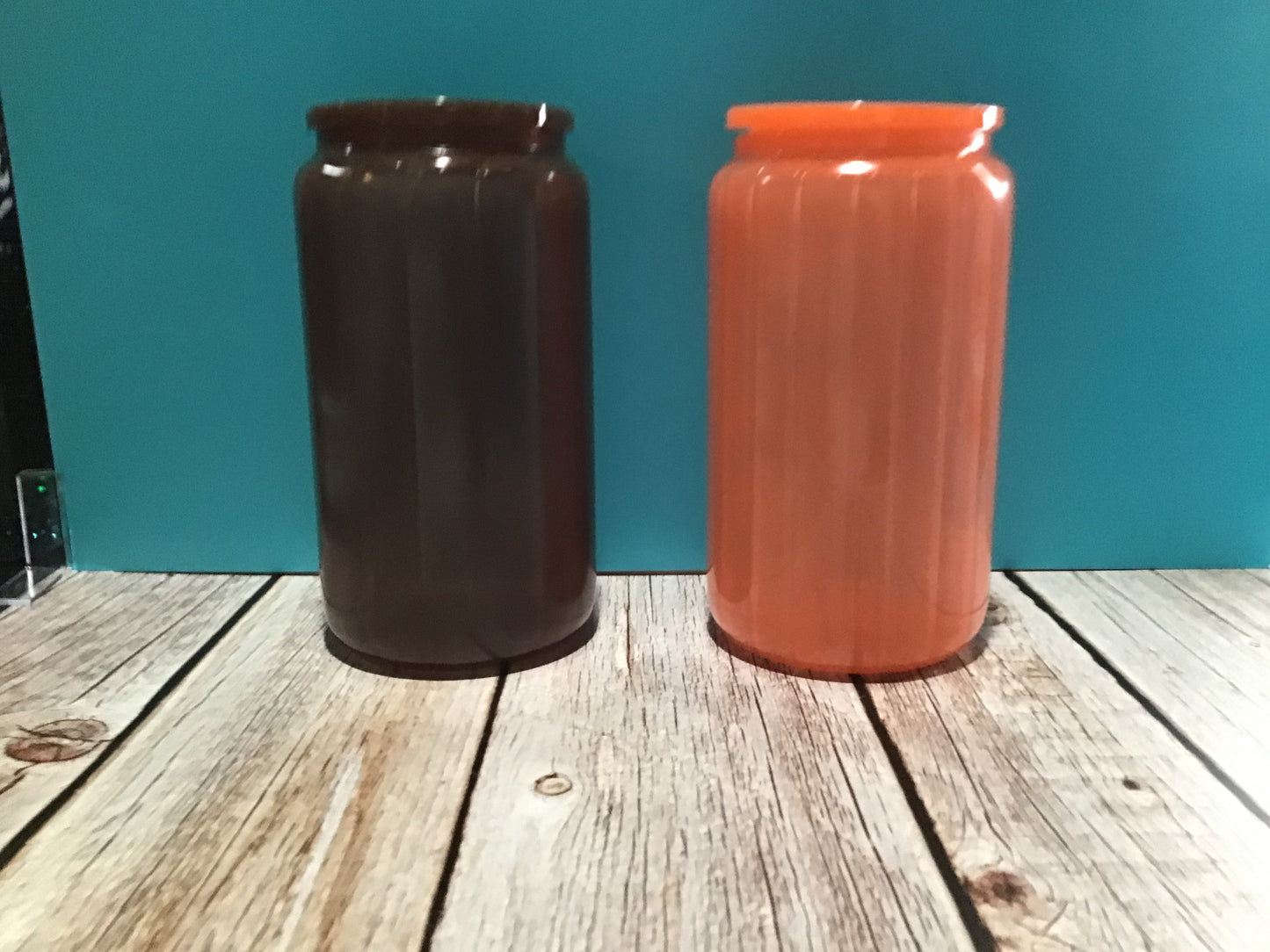 Glass can cups