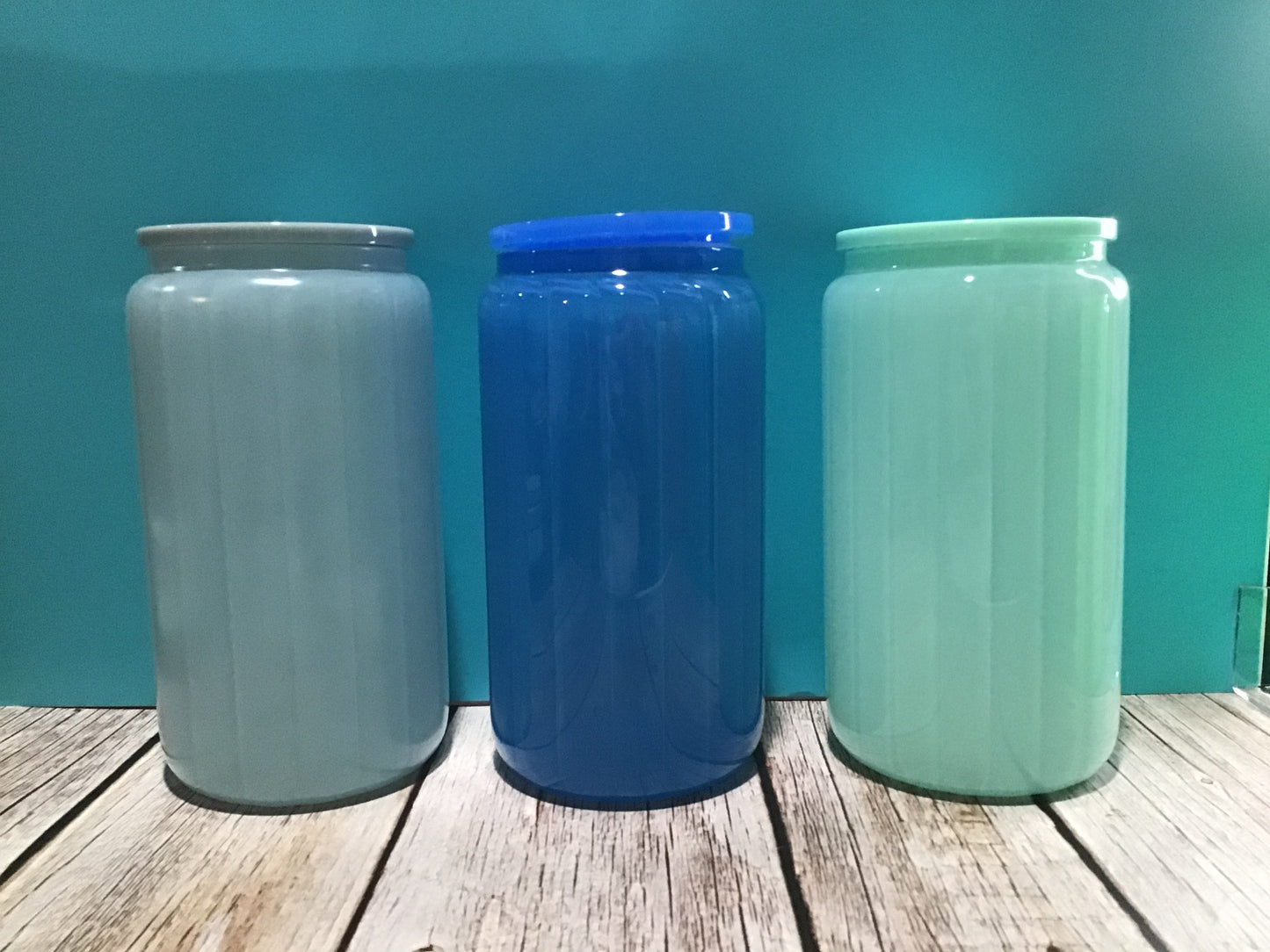 Glass can cups