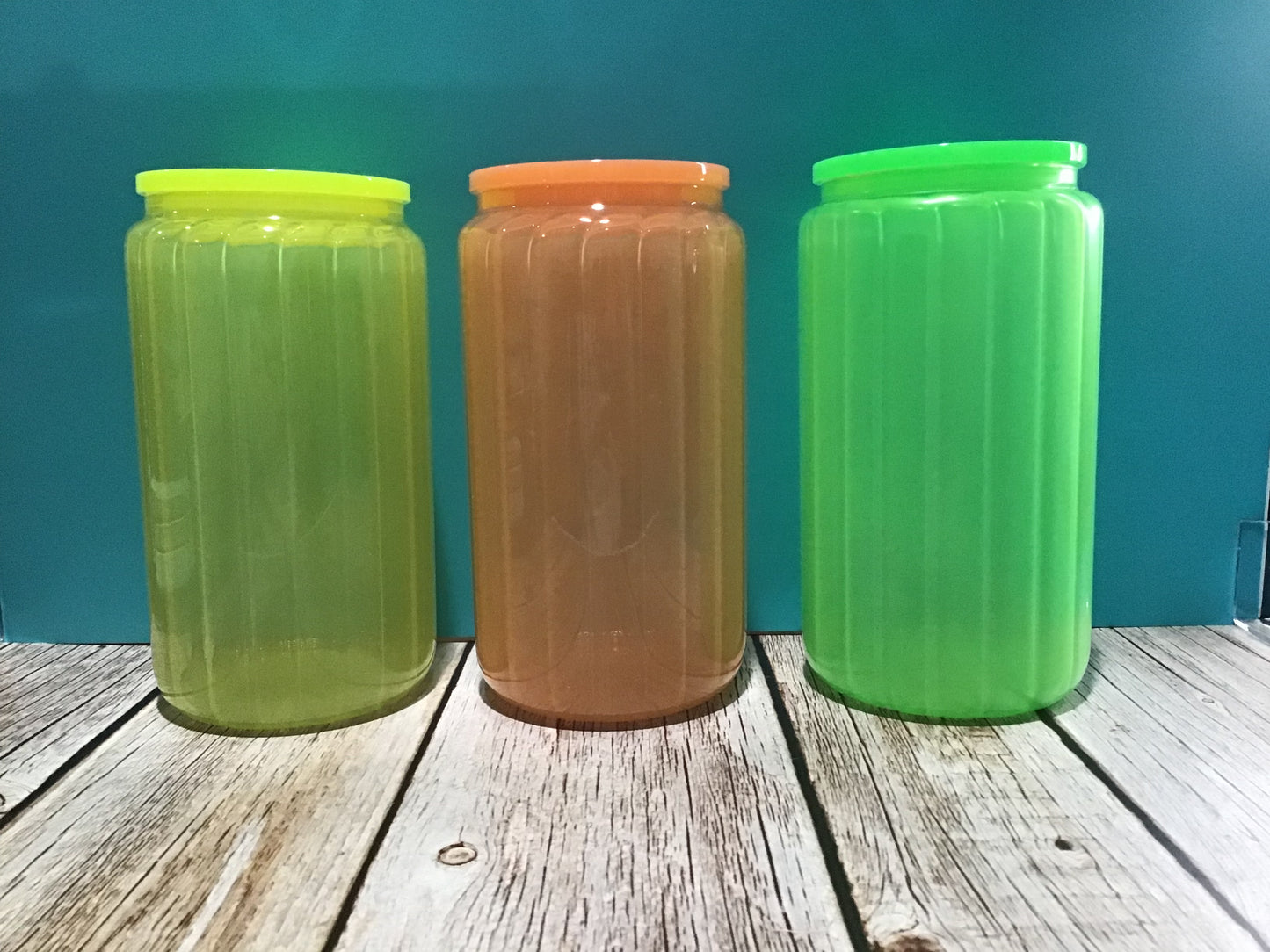 Glass can cups