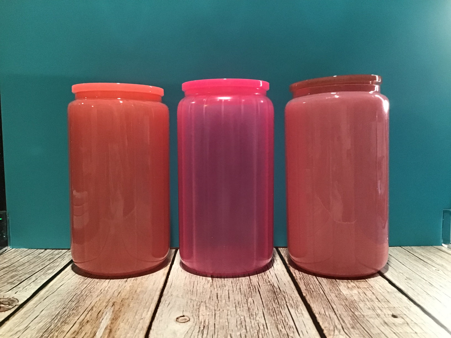 Glass can cups