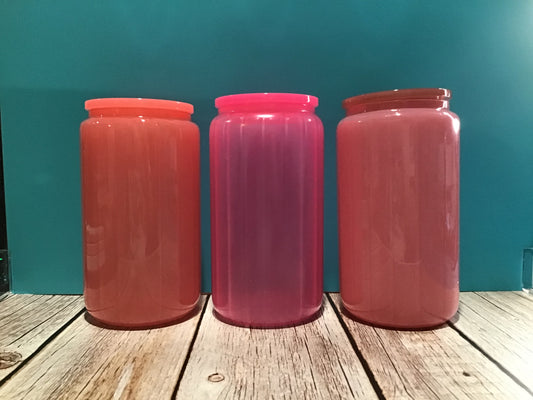 Glass can cups