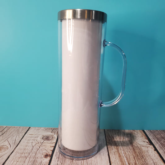 20oz stainless steel with handle