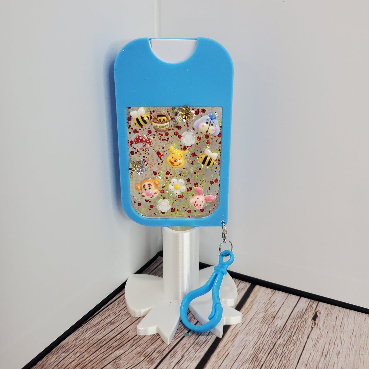 Hand sanitizer w/ junk decorations