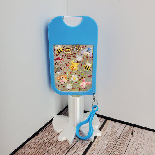Hand sanitizer w/ junk decorations