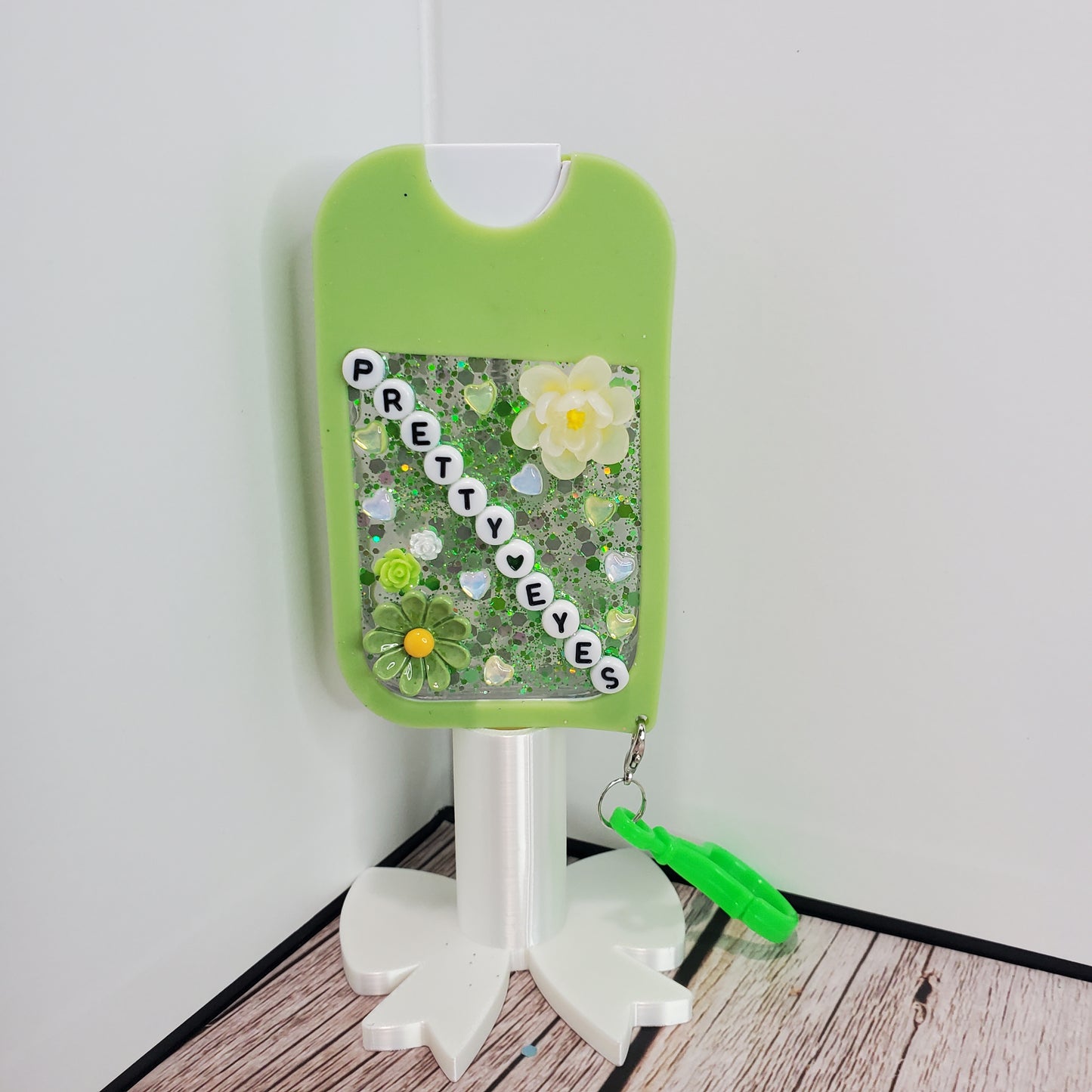 Hand sanitizer w/ junk decorations