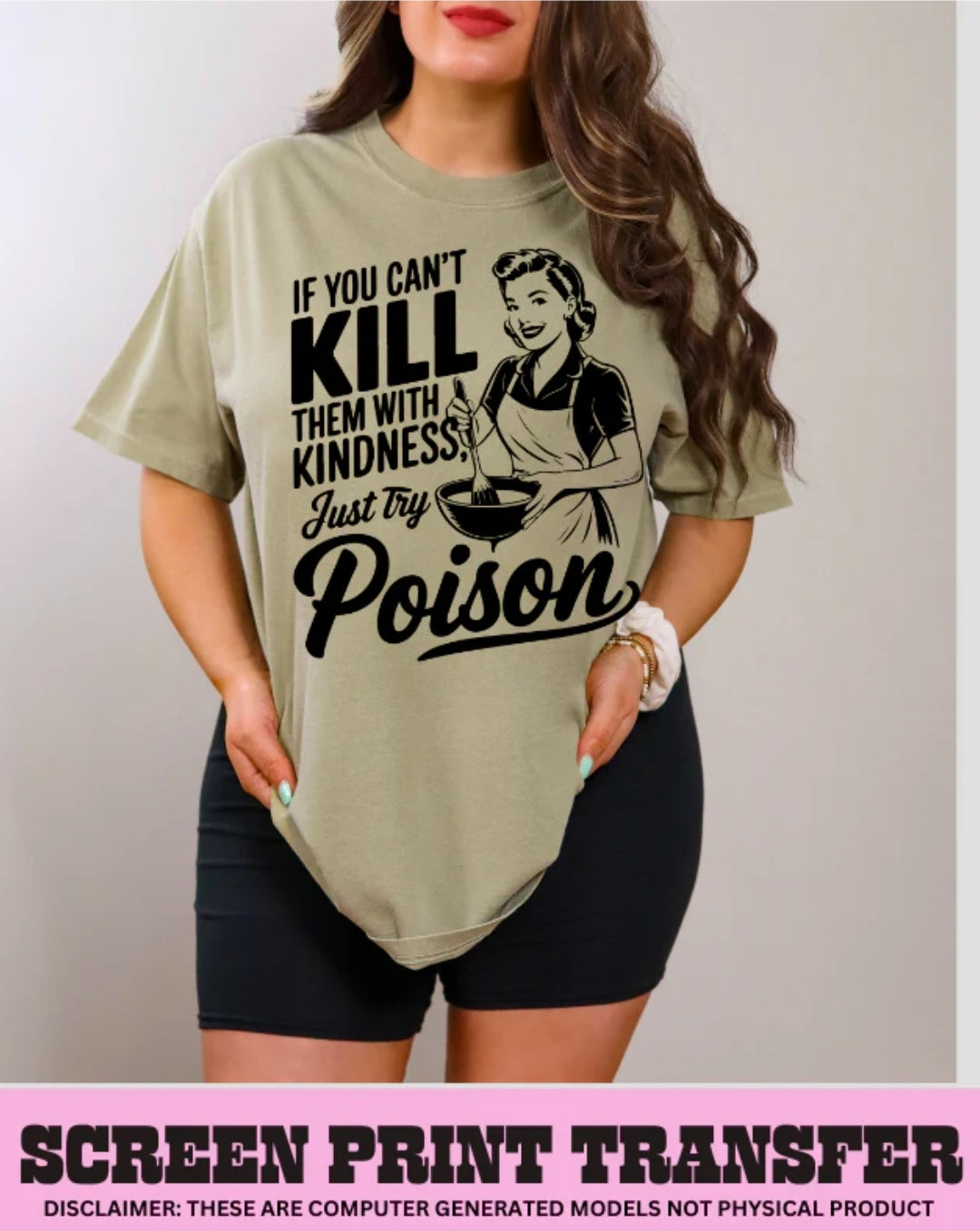 If you can't kill them with kindess....