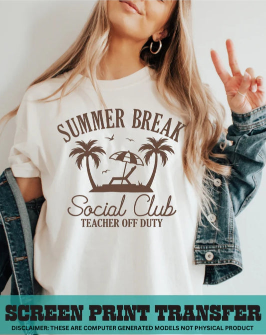 Summer break social club...