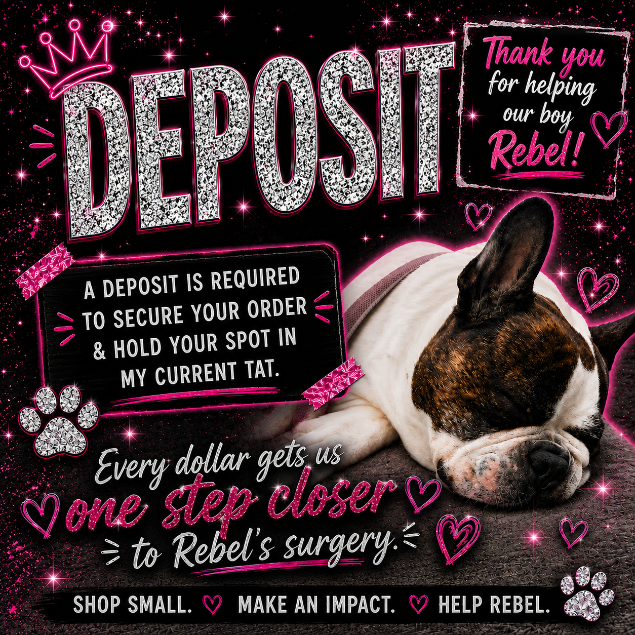 NON REFUNDABLE DEPOSIT