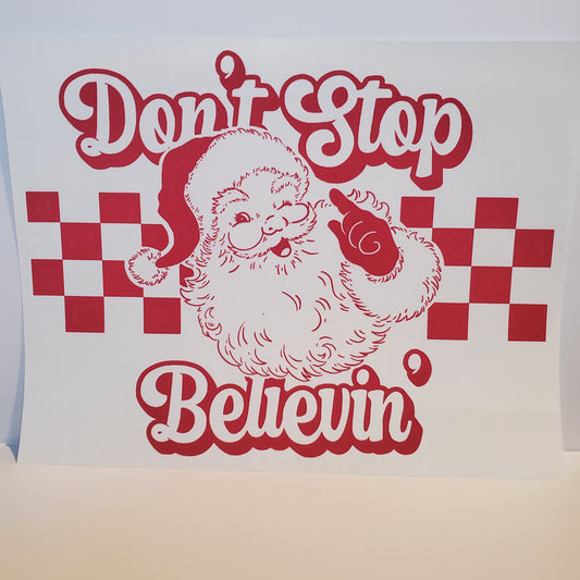 Dont stop Believin' Santa
