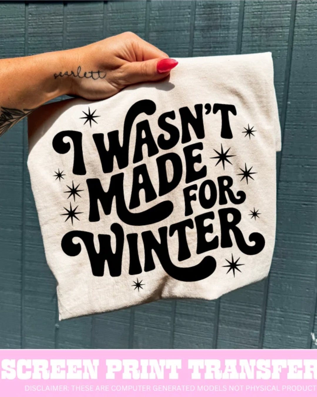 I wasn't made for Winter
