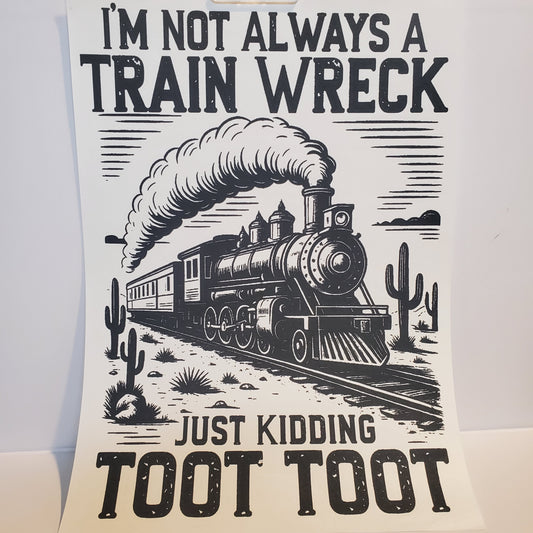 Train wreck....toot toot