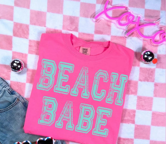 Beach Babe- Distressed look