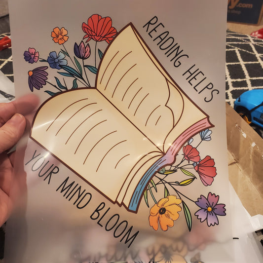 Reading helps your mind bloom