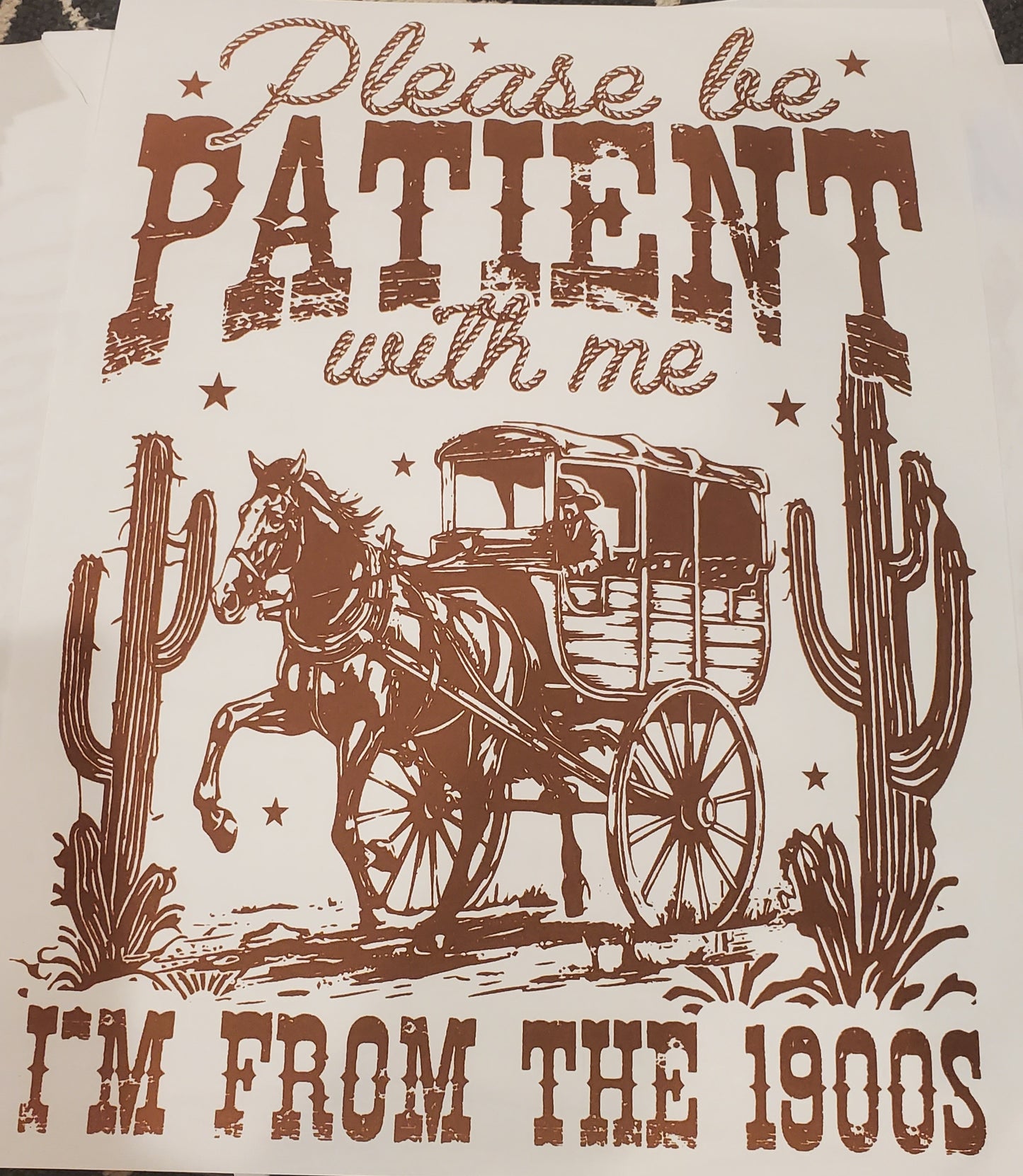 Please be patient with me.....
