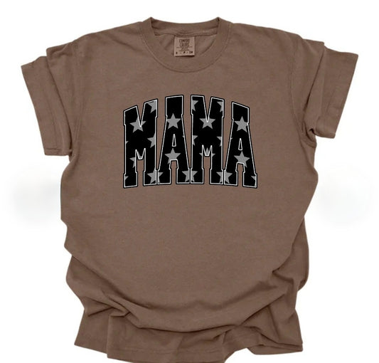 Mama- checkered stars