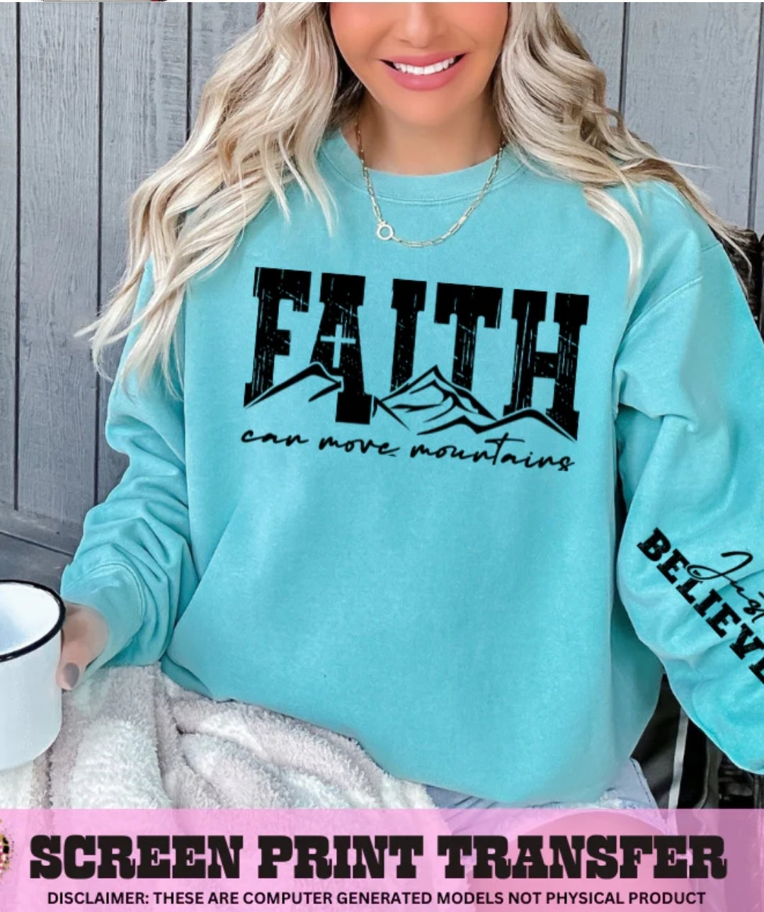 Faith with sleeve